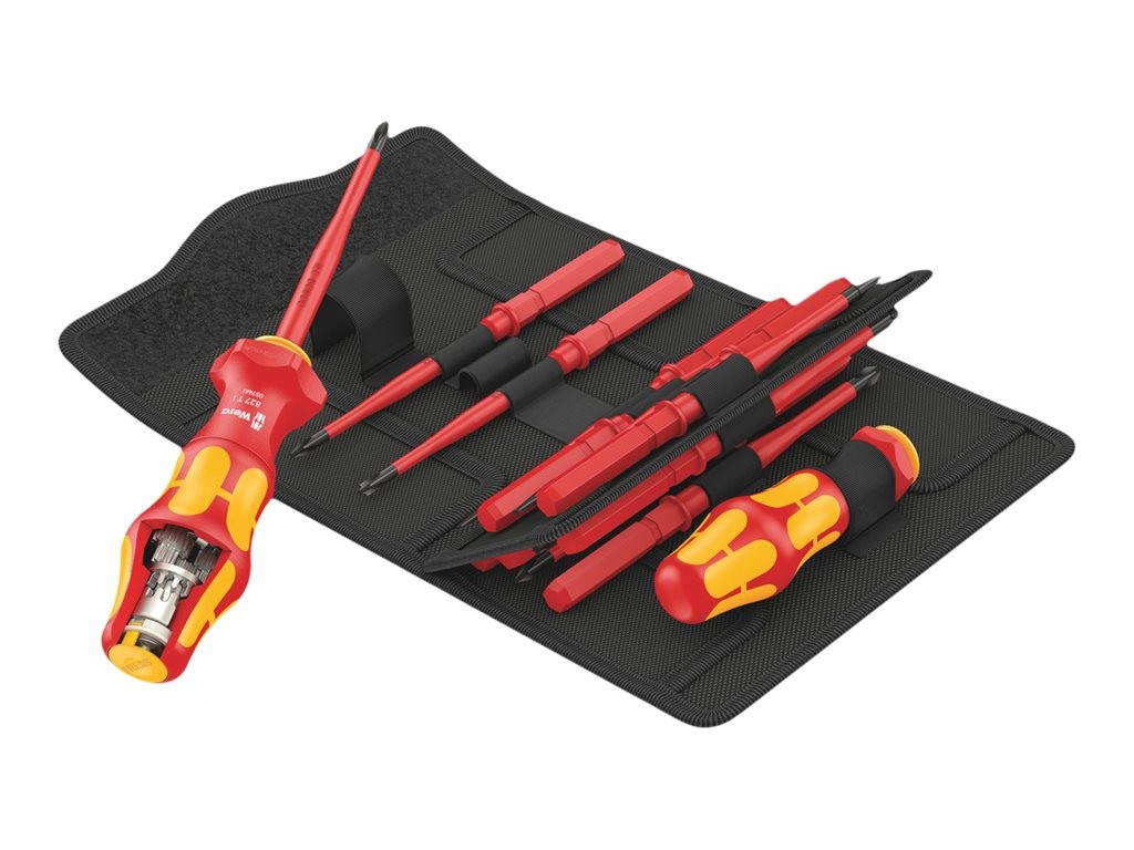 Wera 05057484001 Rosso/giallo Nero Kraftform Kompakt Turbo i 1 16 pieces