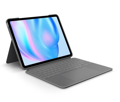 Logitech Combo Touch for iPad Air 13 (M2) Oxford Grey (DE), Tablet Tastatur