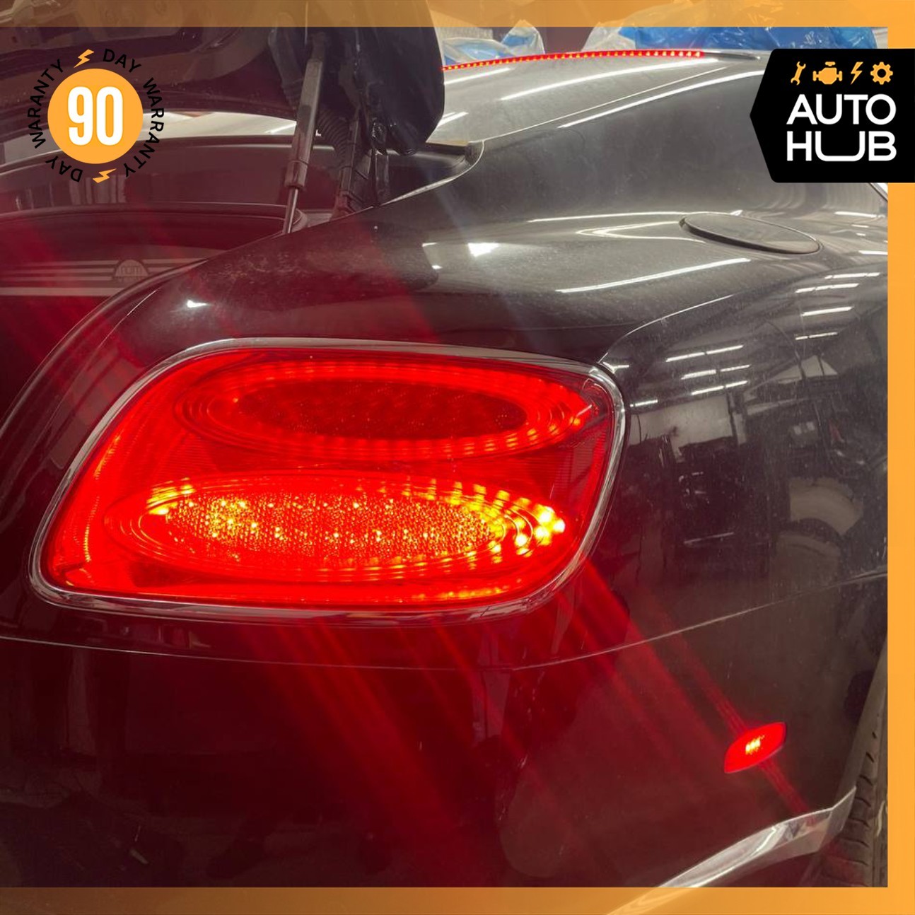 13-18 Bentley Continental GT GTC Right LED Tail Light Lamp 3W3945096Q OEM 30k