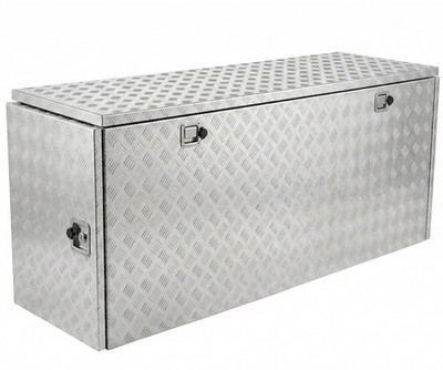 Staubox Alukiste Werkzeugkiste 185x54x79cm Pritschenbox Alubox Werkzeugbox