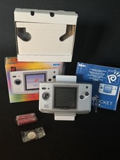 Neo Geo Pocket Color Platinum Blue OVP Komplett Sammlerzustand