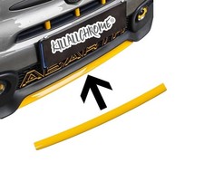 Für Abarth Front Splitter Lippe Zentral Stoßstange Glanz Gelb 500 595 695 Serie 4