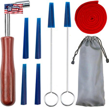 Piano Tuning Kit Professional Piano Tuning Wrench Hammer Rubber Mutes Set 8 Pcs