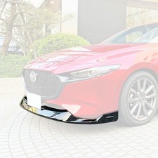 Fits 19-26 Mazda 3 5dr Hatchback Mz-style Front Lip Abs Plastic
