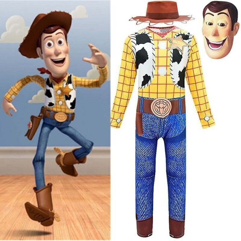 Disfraz de fantasía Woody Cosplay Story Up conjunto de vestidos niñas niños Jessie 2025 niños juguete 4