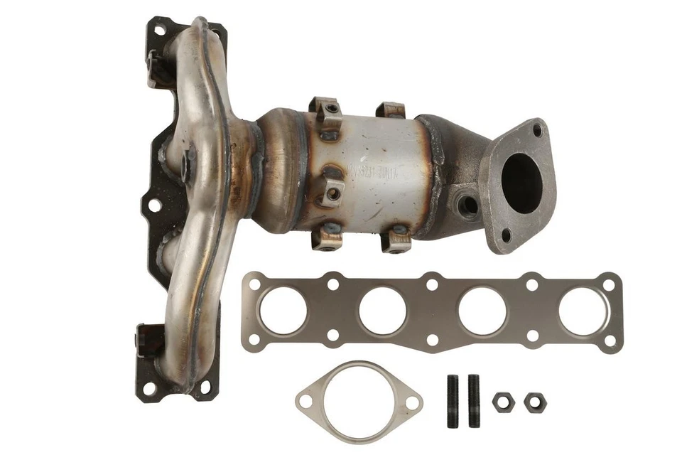 Catalytic Converter with Integrated Exhaust Manifold for 2011-2012 Kia Sorento 2 - Изображение 3 из 4