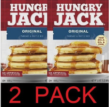 Hungry Jack ORIGINAL Pancake  Waffle Mix 32 oz box - 2 box