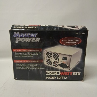 MASTER POWER 350 WATT ATX POWER SUPPLY NEW NIB