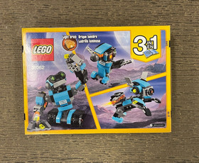 Retired LEGO 31062 Creator 3 n 1 Robo Explorer New In Box