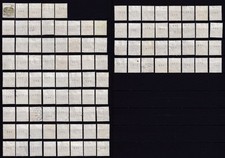 Burgen & Schl&ouml;sser 80 Pfg. Rolle kompett Nr. 005-500 gestempelt