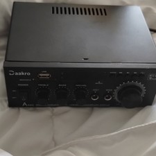 Daakro AK45 Stereo Amplifier 2-Channel USB RCA SD/MMC FM BT LED Remote Black