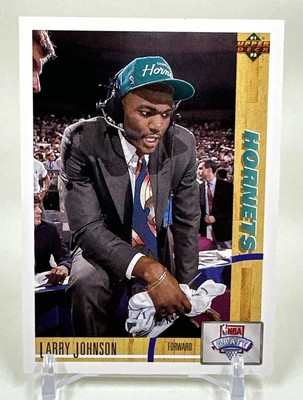 1991 92 Upper Deck Draft Pick Larry Johnson 2 Rookie Charlotte 