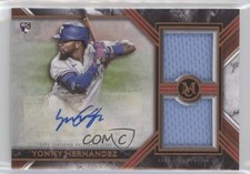 2022 Museum Collection Swatches Dual Relic Copper 48/50 Yonny Hernandez Auto 9hx