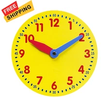 Didax Educational Resources Magnetic Demonstration Clock Math Manipulative,... 