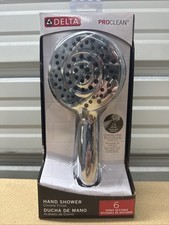 Delta ProClean 6 Spray Handheld Shower Head Polished Chrome 75719