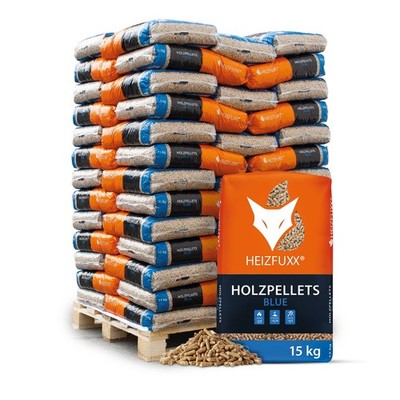 HEIZFUXX  Holzpellets 6 mm ENplus A1   975 kg Palette (65×15 kg)