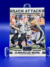2016 Score Sack Attack #8 DEMARCUS WARE (Broncos, HOFer, Hall of Fame)