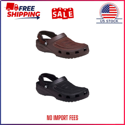 Crocs MenYukon Vista LiteRide ClCog Sandal - Lightweight Casual Outdoor Shoes