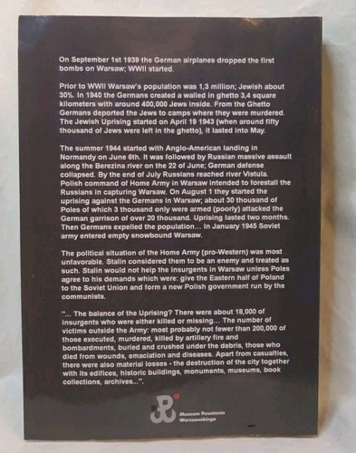 Mrowka Na Szachownicy Warsaw Uprising 1944 Jan Kurdwanowski w/20 Pgs Photos - Picture 3 of 19
