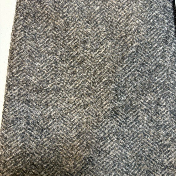 COS Wool Blend Herringbone Mini Skirt Womens 4 Gray Brown Tweed Lined Academia - Image 3 of 4