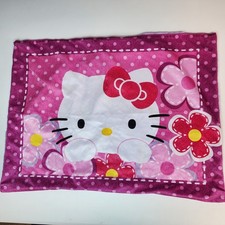 Sanrio Hello Kitty Pillowcase Standard Size 27x20 Pink Flowers Kawaii Kid 2013