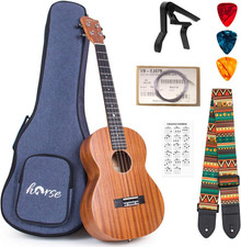 Baritone Ukulele 30" Professional Musical Instrument Ukelele for Adults Horse