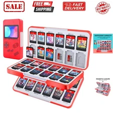 Switch Game Card Case Holder - Portable Game Organizer Traveler Gift Accessor...