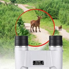 6x18 Binoculars Auto Focus Hiking Sports Small Telescope for Adults Professional