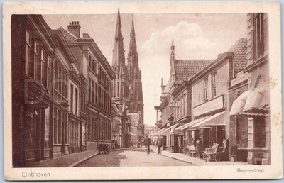 Eindhoven Nordbrabanter Straße Historisch Vintage Postkarte Niederlande Philips
