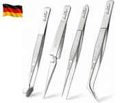 Professionelles PräZisionspinzetten-Set Aus Edelstahl - Bastelpinzette FüR S