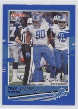 2020 Panini Donruss Press Proof Blue Trey Flowers #100 7l6