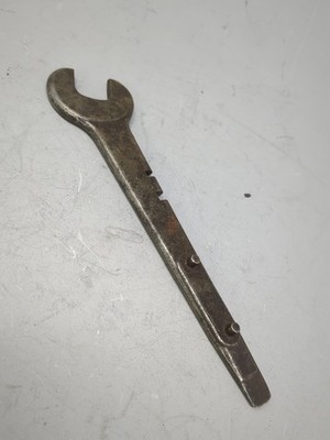 Vintage Industrial Multi-Function 7/8'' Wrench Open End + Pin Spanner + Pry Tool