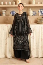 Pakistani Eid Dress Chiffon Embroidered Shalwar Kameez Dupatta