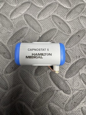 Hamilton CAPNOSTAT5 Mainstream 8-Pin Right Angle CO2 Sensor Ref 282157 Cord Cut