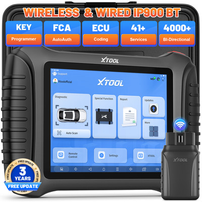 XTOOL IP900BT Bidirectional OBD2 Scanner key programmer Car Scanner Diagnostic