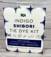 RIT Indigo Shibori  Fabric Tie Dye Kit Blue Model 85847