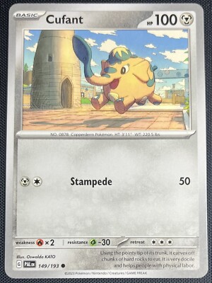 cufant pokemon card price Cufant 149/193 Pokemon ENG Scarlet & Violet Paldea Evolved PALen 2023