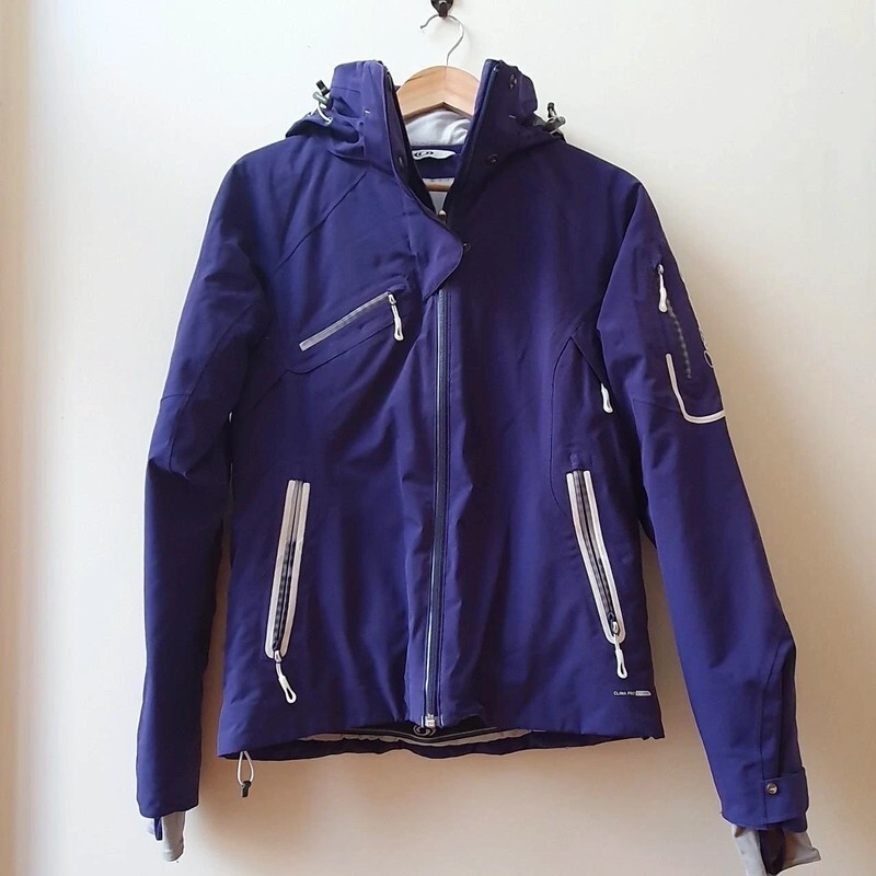 Salomon Giacca da sci donna viola clima pro storm