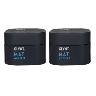 Glynt Mat Modeler 2 x 75 ml festes Volumenwachs mittlerer halt Set