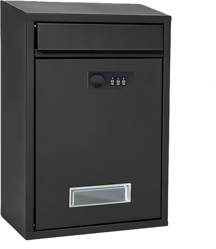 Combination Lock Mailboxes Hanging Secured Letterbox Locking Wall Mount Mailbox - Picture 2 of 23