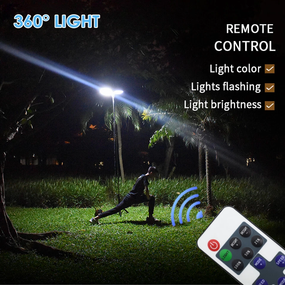 Luz LED Camping con Lámpara Telescópica Control Remoto Lámpara Exterior Recargable Foto 4 de 4
