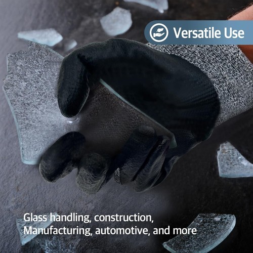 Durable Lightweight Cut-Resistant Work Gloves, Touch-Screen Compatible, XL - Picture 8 of 9