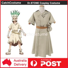 Anime Dr.STONE Ishigami Senkuu Cosplay Costume Full Set Carnival Party Outfits