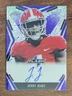 2020 Leaf Flash Navy Purple 22/25 Jerry Jeudy Autographed Rookie RC Broncos