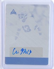 2021 Leaf Pro Set Power MALACHI MOORE AUTO Autograph RC Black Printing Plate 1/1