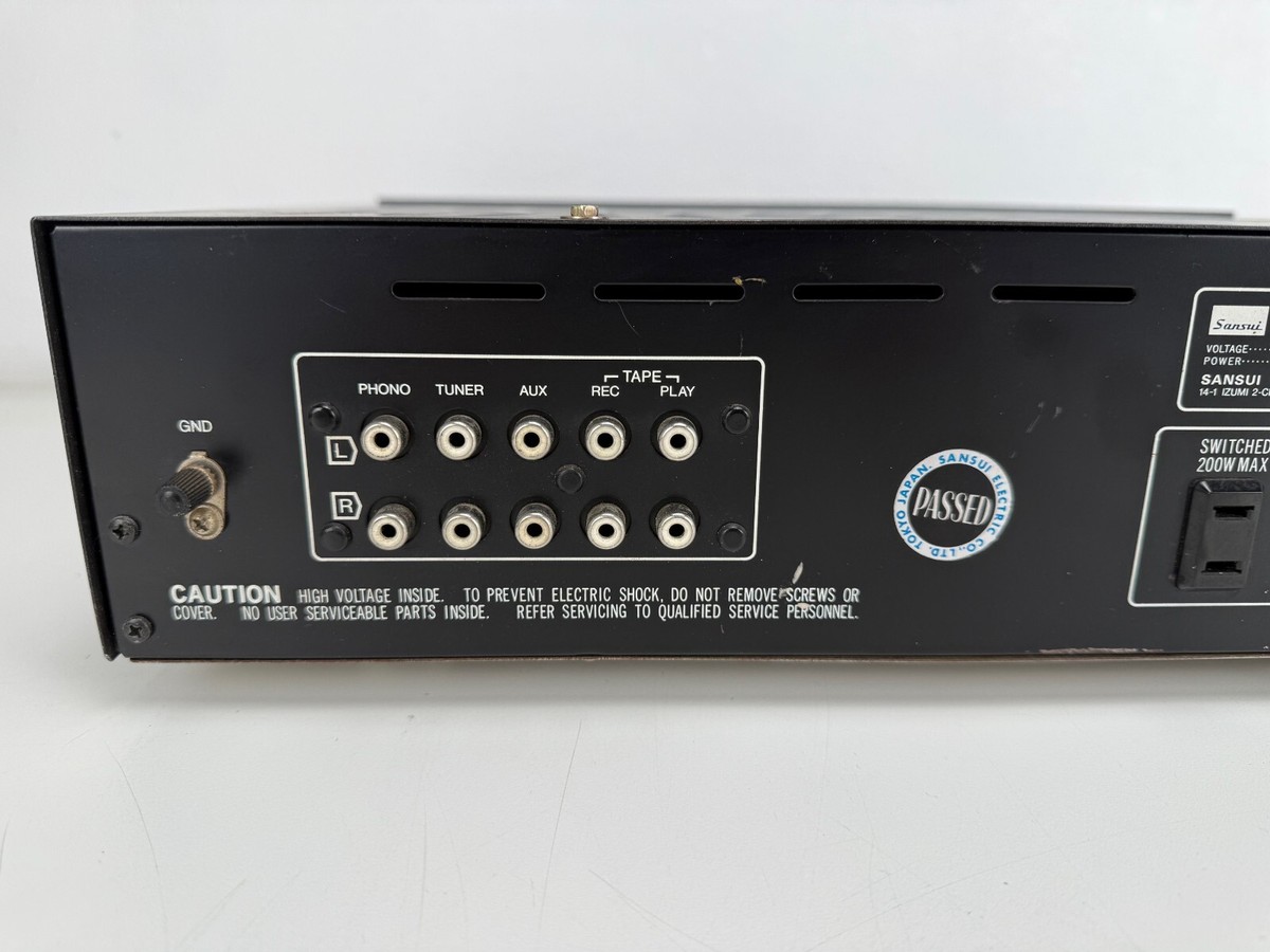 SANSUIオーディオ 1984 Sansui AU-D607X Amp | Japanese Domestic Market | eBay