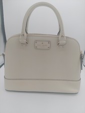 Kate Spade Wellesley Rachelle Dome White Handbag Satchel 