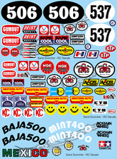 Decalcomanie/adesivi vintage Sand Scorcher - Tamiya