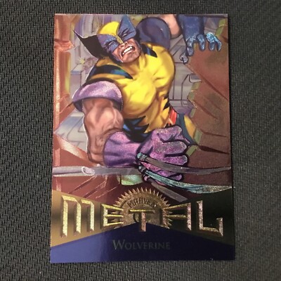1995 Fleer Marvel Metal Base #125 Wolverine | eBay