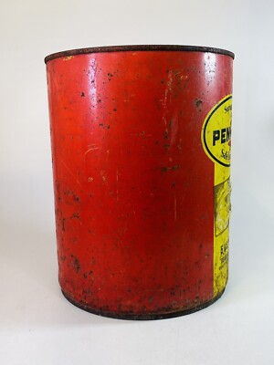 Vintage Pennzoil 5 Gallon Oil Can Oil City, Pennsylvania Motor Oil